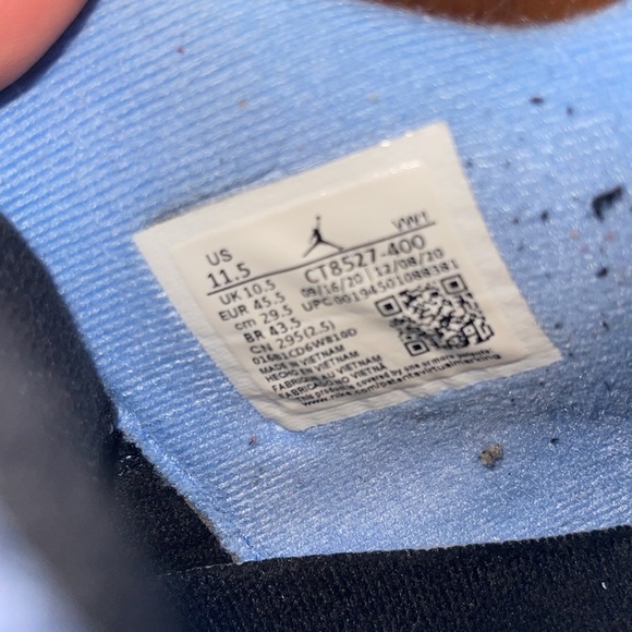 Jordan 4 University Blue Men's size 11.5 - Picture 6 of 6